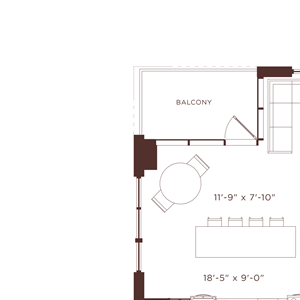 25 floorplan 25 floorplan at North+Vine, Illinois