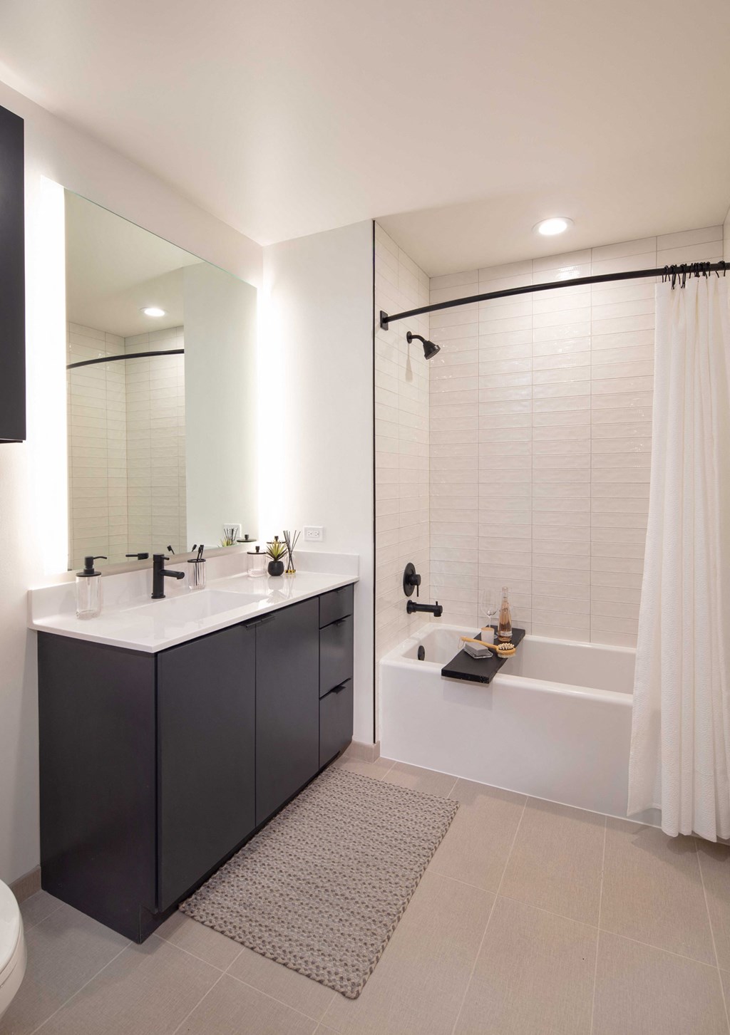 Luxurious Bathrooms at North+Vine, Chicago, Illinois