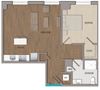 A10 Floor Plan A10 Floor Plan at The George, Maryland, 20902