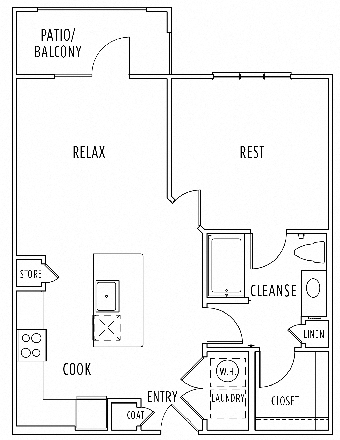 Bell Frisco Market Center A1D floor plan