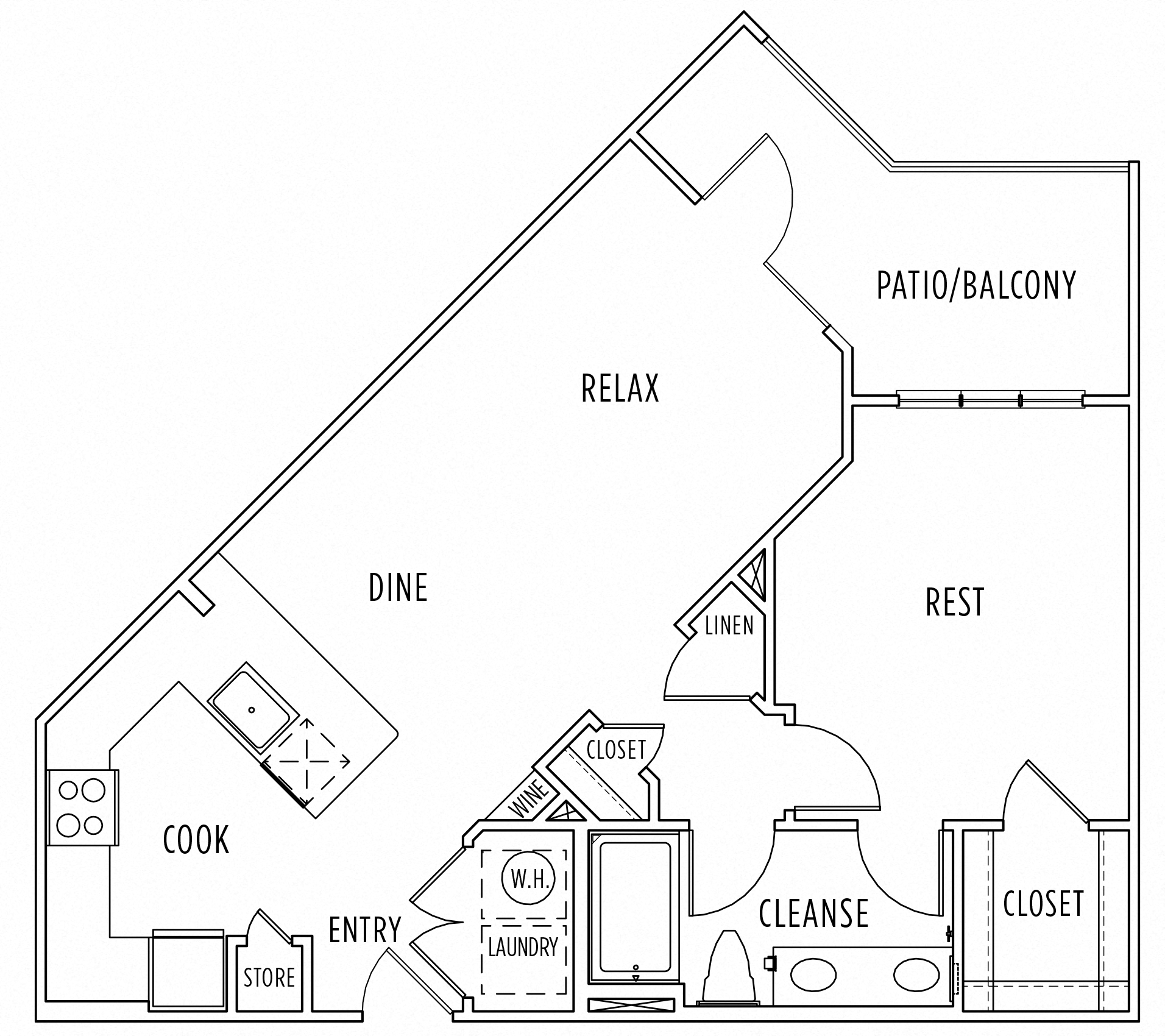 Bell Frisco Market Center A1E floor plan