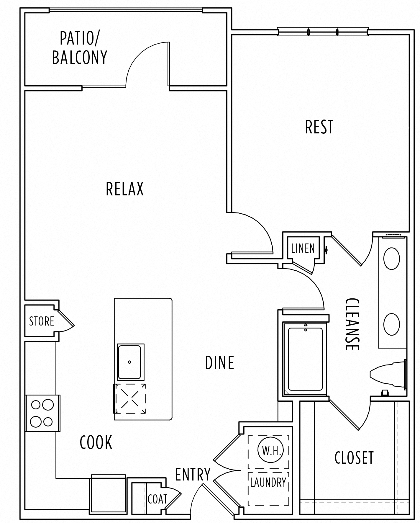 Bell Frisco Market Center A1H floor plan