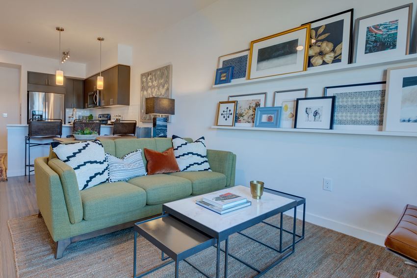Living-Kitchen Living-Kitchen at Bell Marymoor Park, Washington - Photo Gallery
