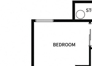 A1 floor plan at Hilltop Commons Apartments in San Pablo, CA
