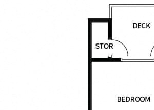 A2 floor plan at Hilltop Commons Apartments in San Pablo, CA