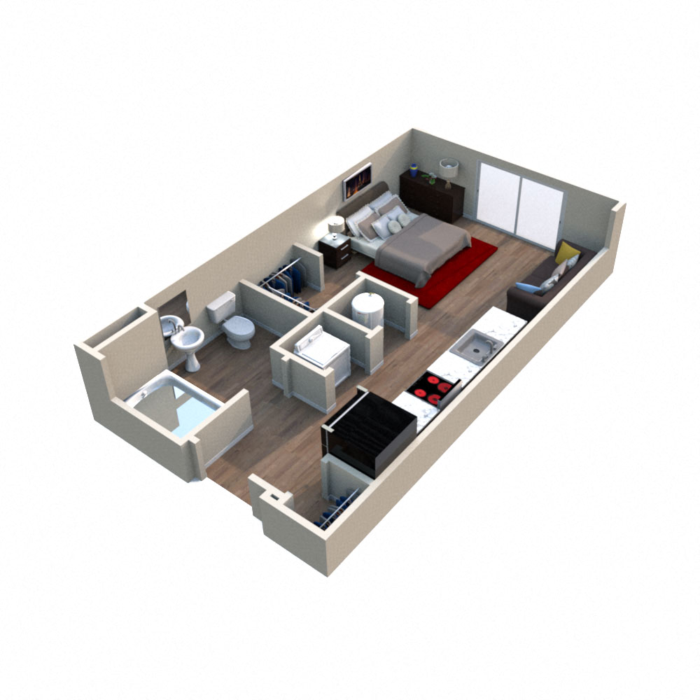 Magnolia Floorplan at Westport Apartments, Norfolk, VA, 23505