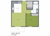 1 Bedroom 1 Bath B