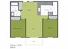 2 Bedroom 1 Bath B