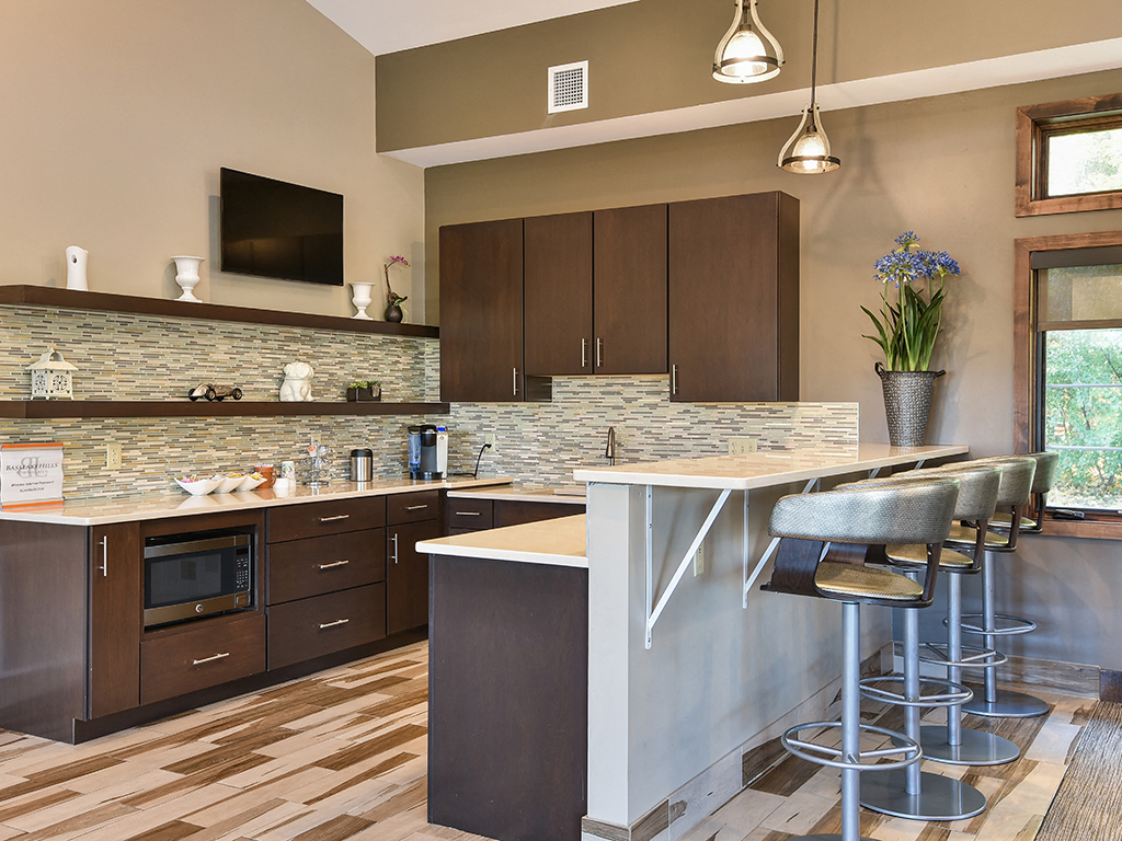 Bass Lake Hills Townhomes - Clubhouse Kitchen