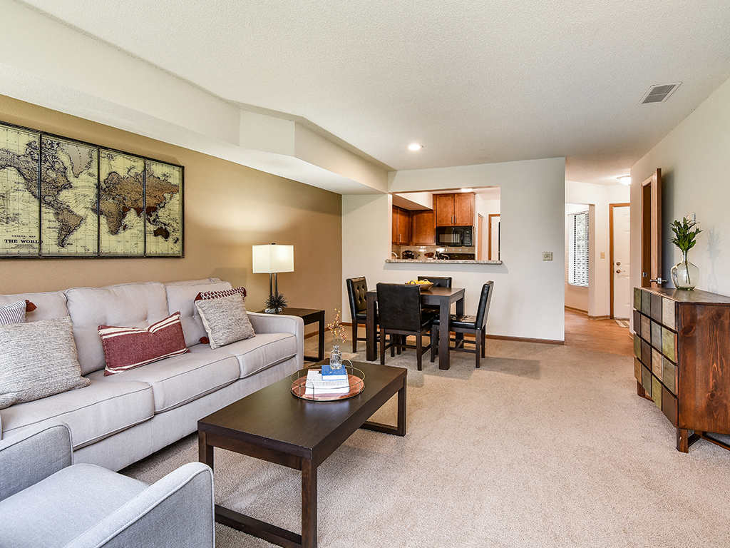 Birch Lake Townhomes - Living & Dining Room