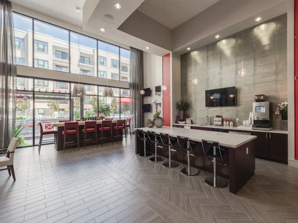 coffee bar at Ascent at City Centre