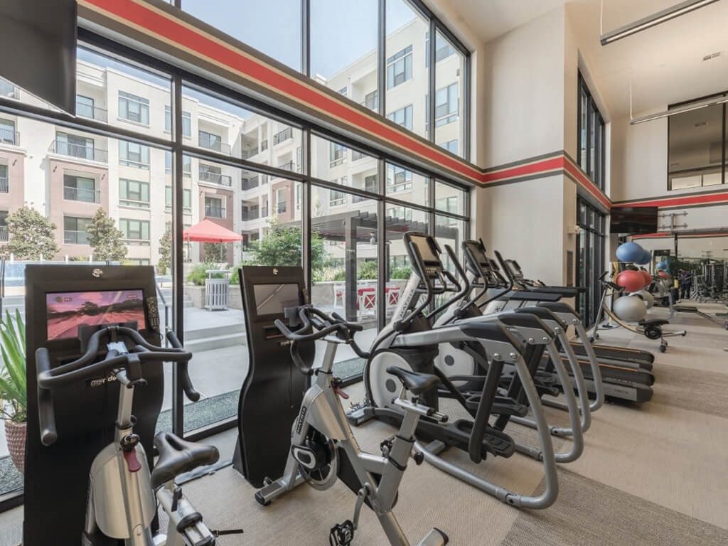 fitness center at Ascent at City Centre