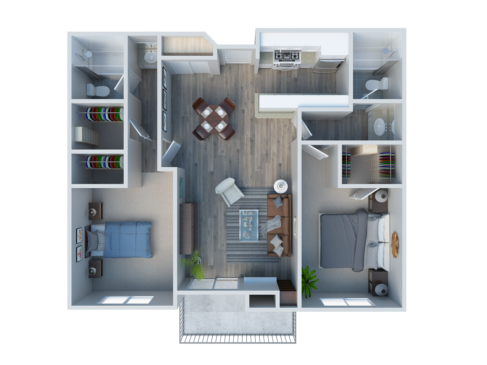 2 Bedroom/ 2 Bathroom Plan A 2 Bedroom/ 2 Bathroom Plan A