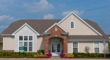 Leasing office at Prairie Point Apartments in Merrillville, IN