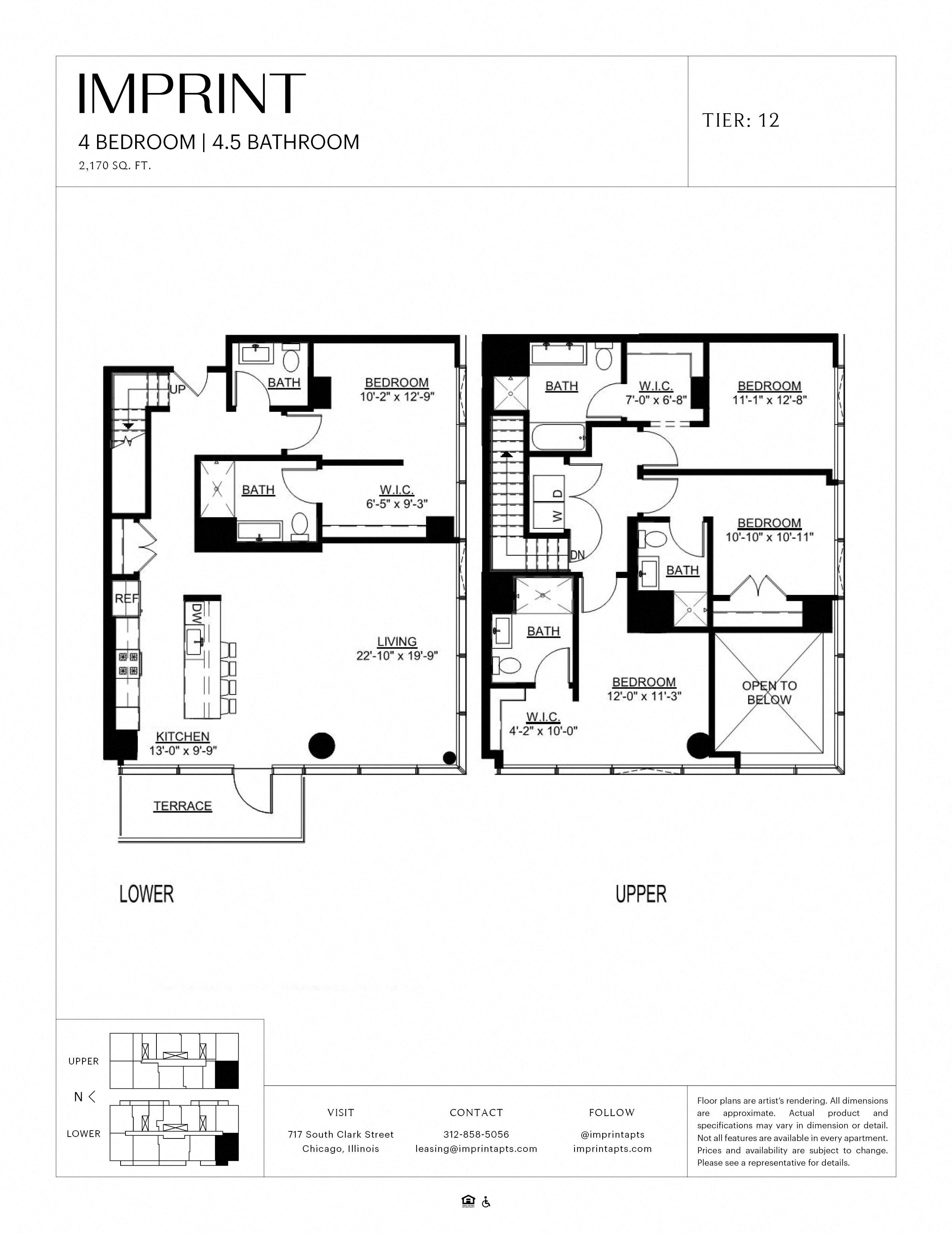 Four Bedroom A Duplex Terrace