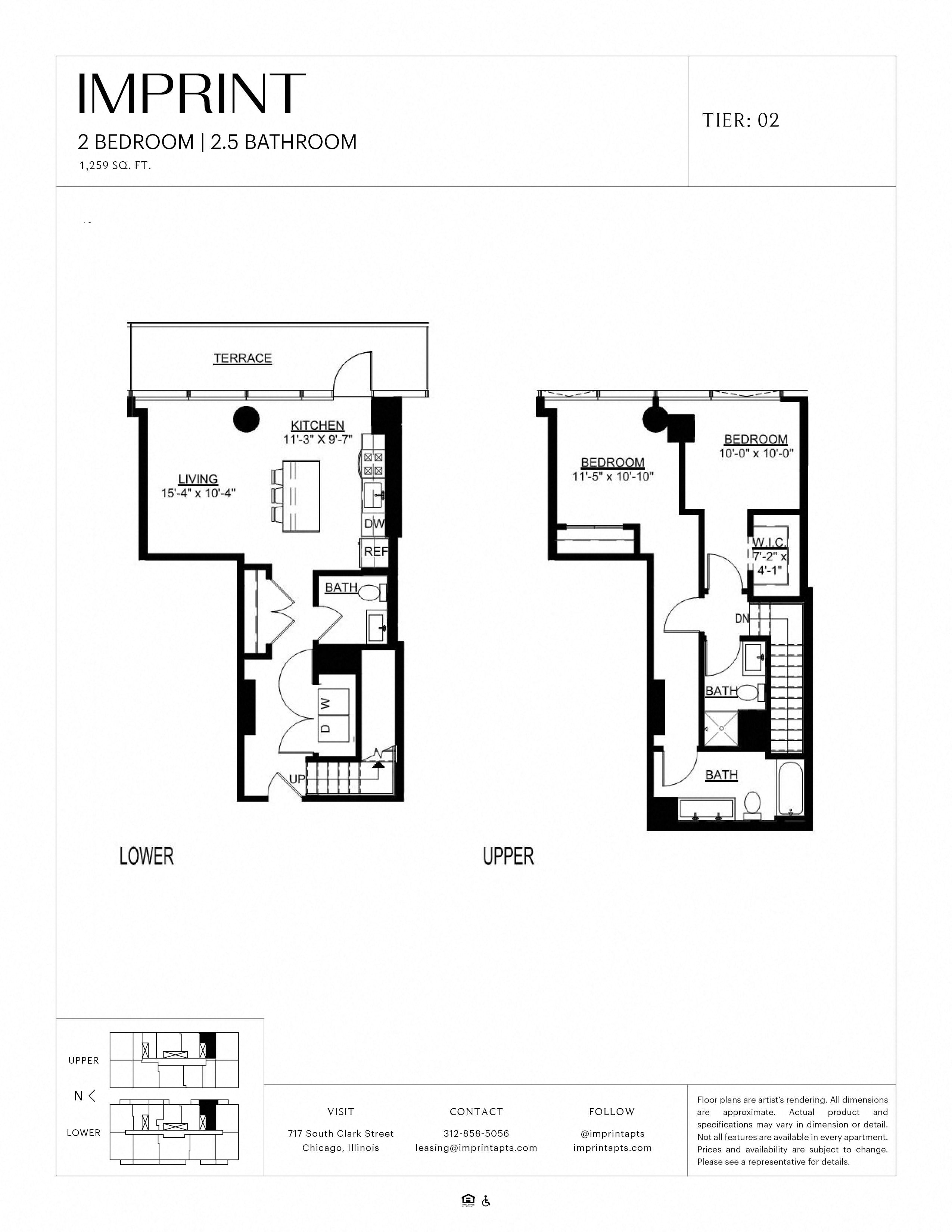 Two Bedroom A Duplex Terrace