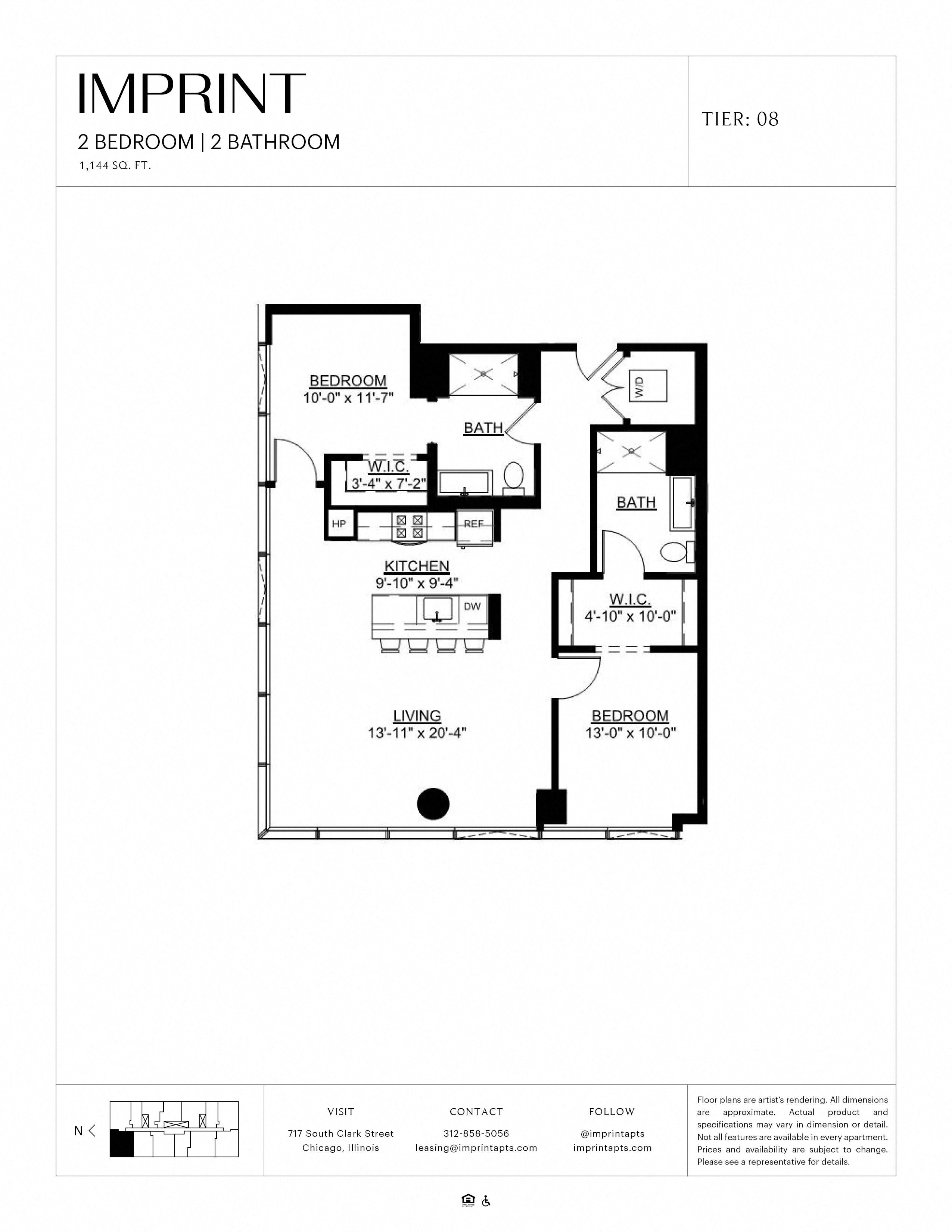 Two Bedroom F