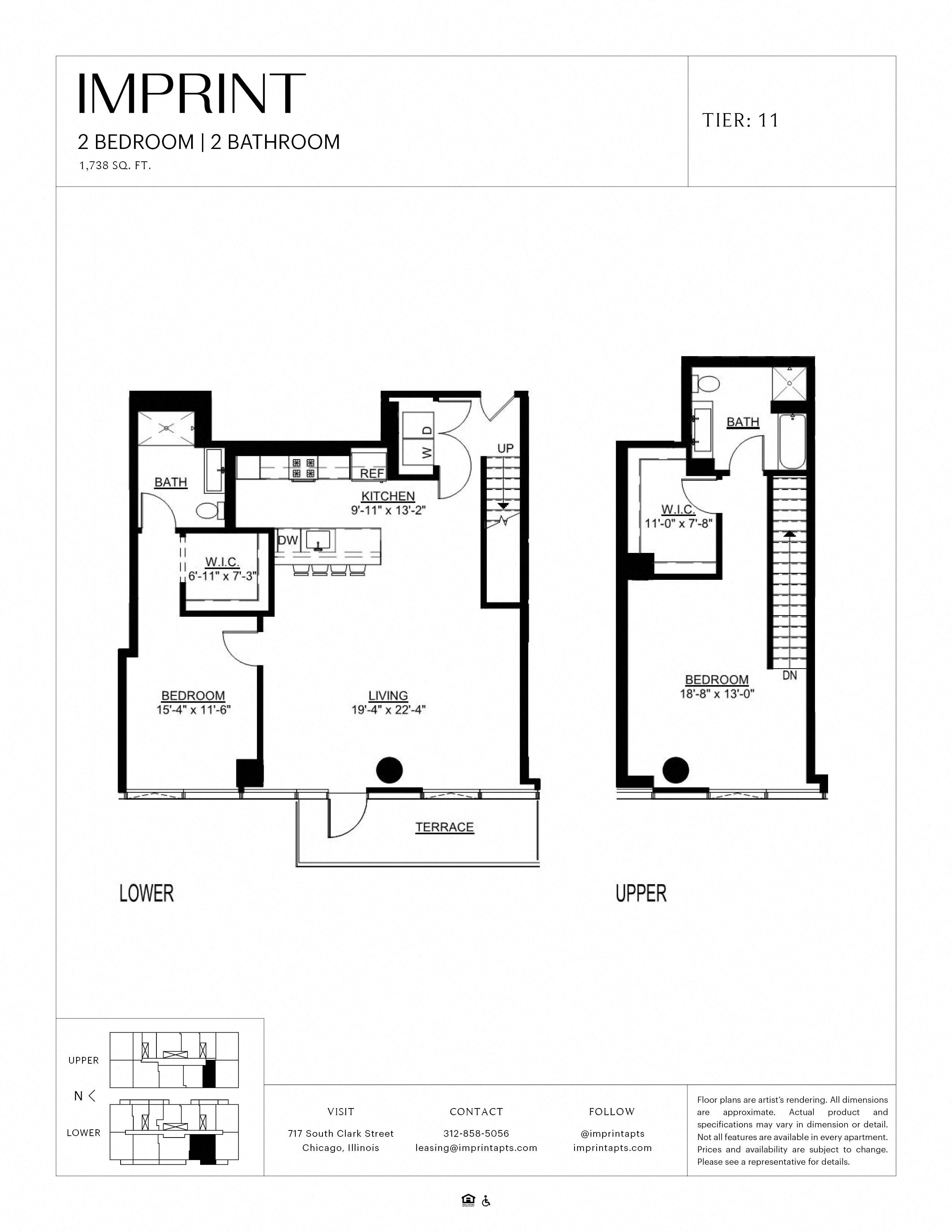 Two Bedroom I Duplex Terrace