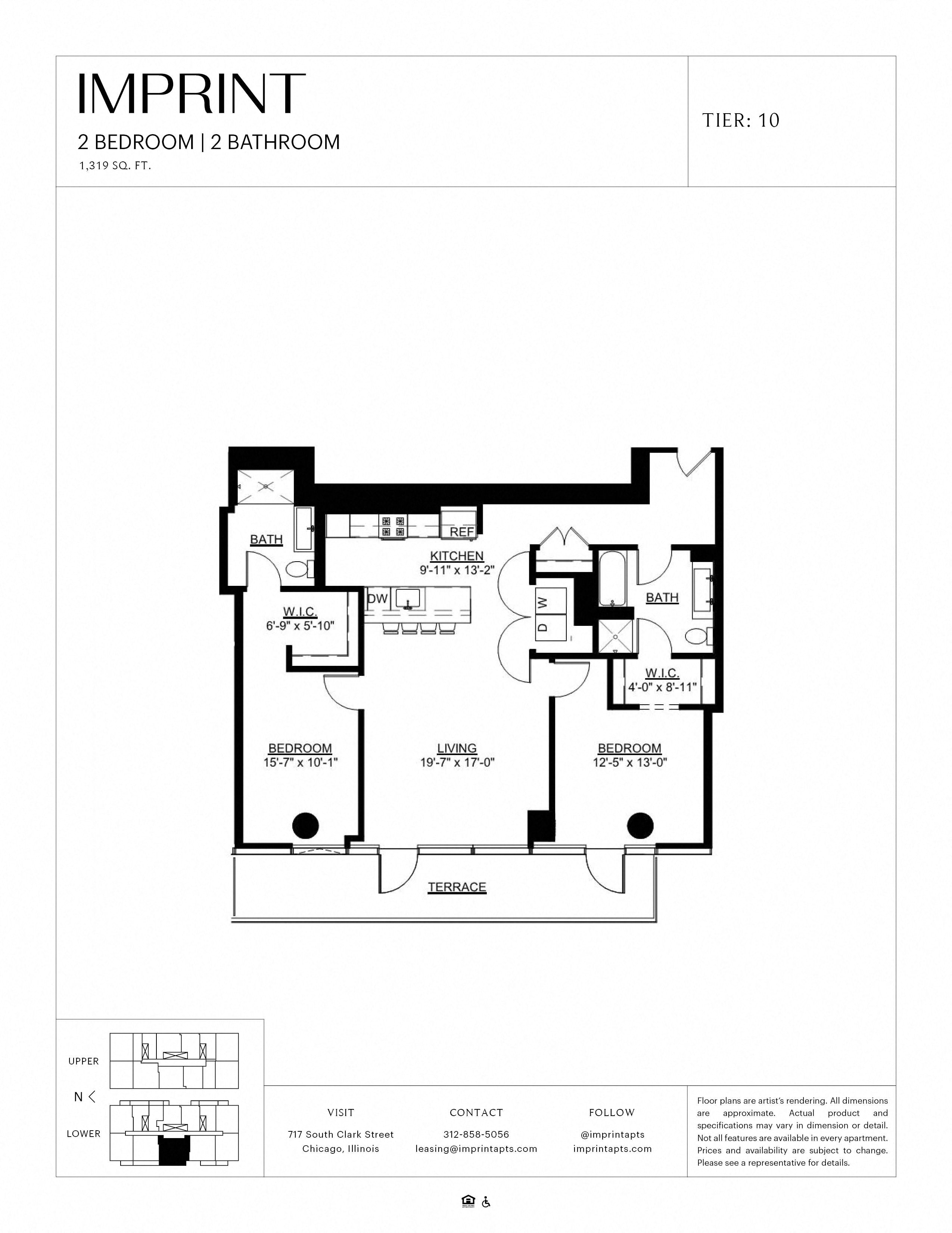 Two Bedroom PH H Terrace