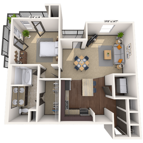 7555 Warren Parkway Studio-3 Beds Apartment for Rent - Photo Gallery 42