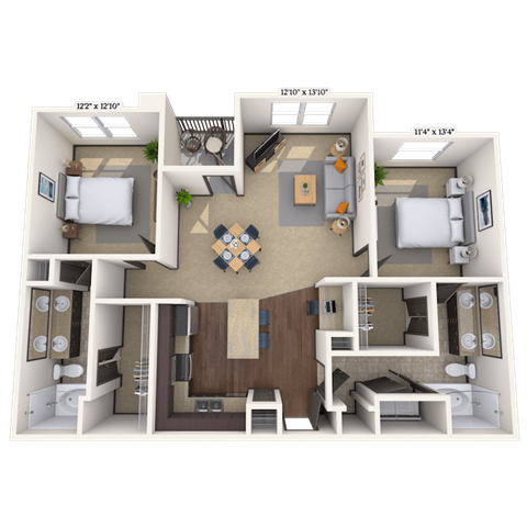 7555 Warren Parkway Studio-3 Beds Apartment for Rent - Photo Gallery 45