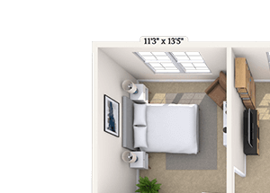 Traditional 2x2 1101-1164 SF