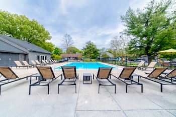 Private Swimming Pool at Woodbridge Apartments, Louisville, KY