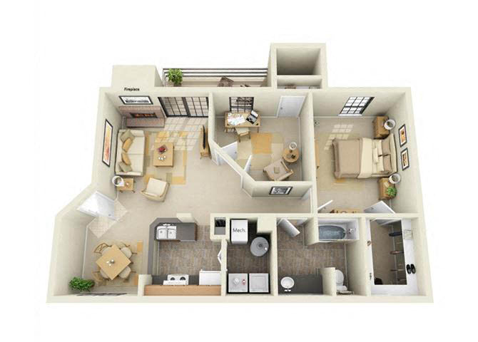Two Bedroom B1