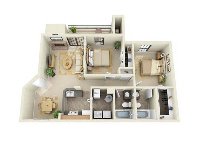 Two Bedroom C1