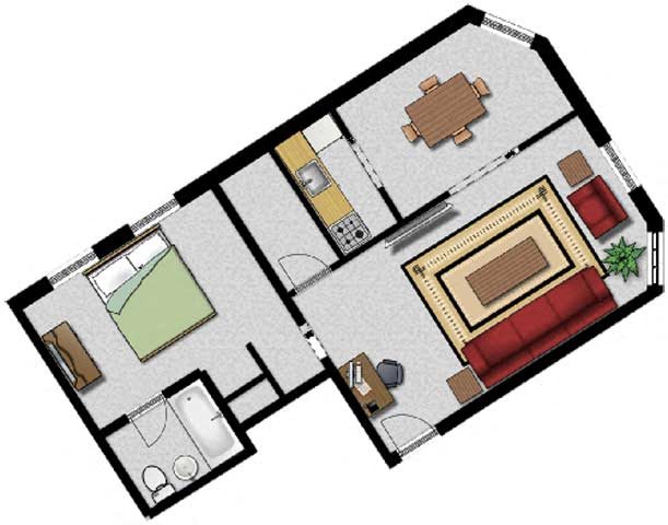 1 series Floor Plan 1