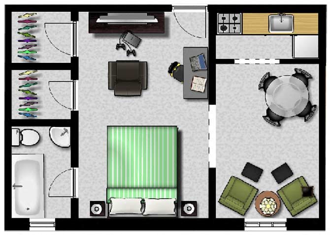 4 series Floor Plan 4