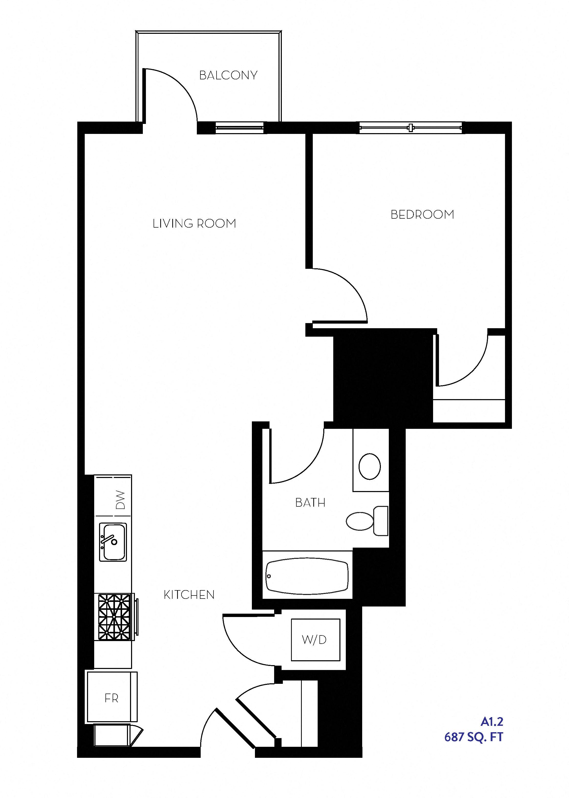 1301 16th Street Studio-3 Beds Apartment for Rent - Photo Gallery 21