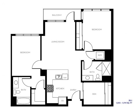 1301 16th Street Studio-3 Beds Apartment for Rent - Photo Gallery 36