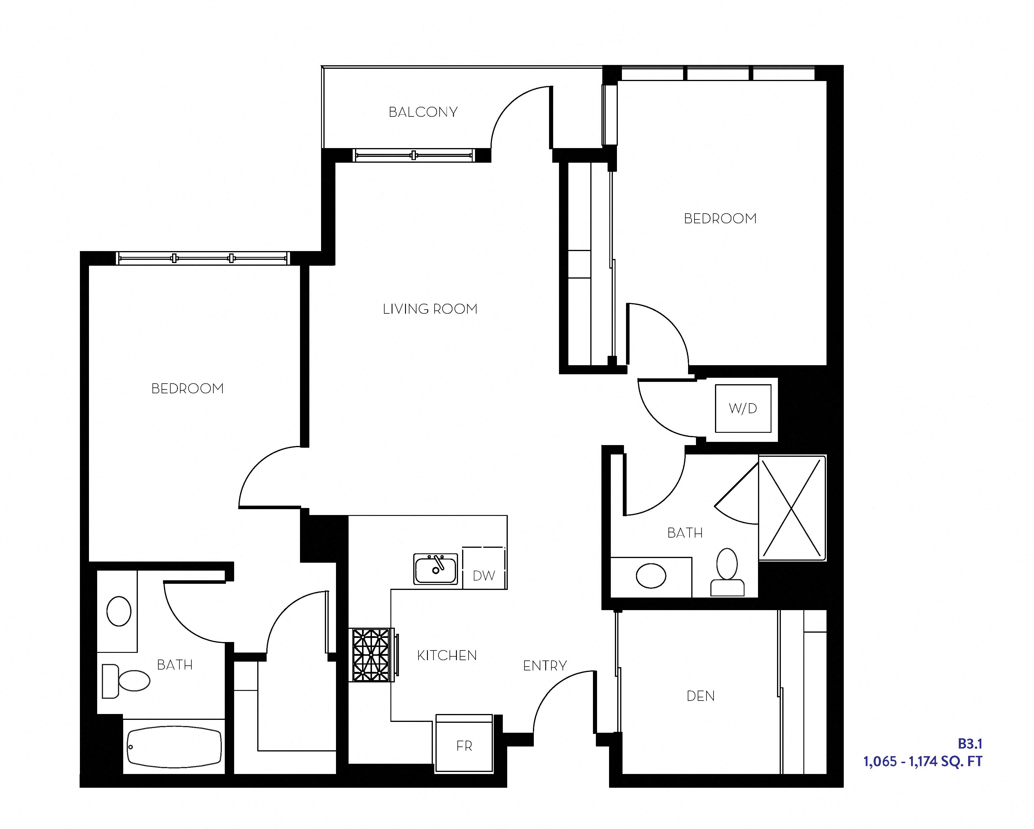 1301 16th Street Studio-3 Beds Apartment for Rent - Photo Gallery 37
