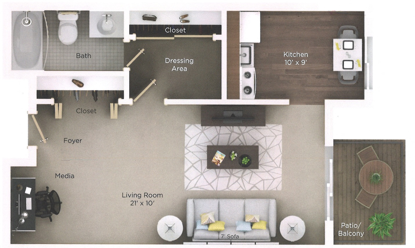 Studio Floor Plan