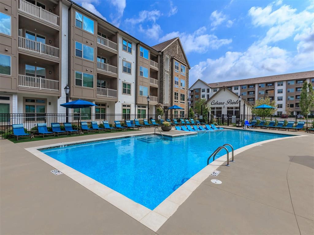 Outdoor Berewick Pointe Swimming Pool at Charlotte Rentals
