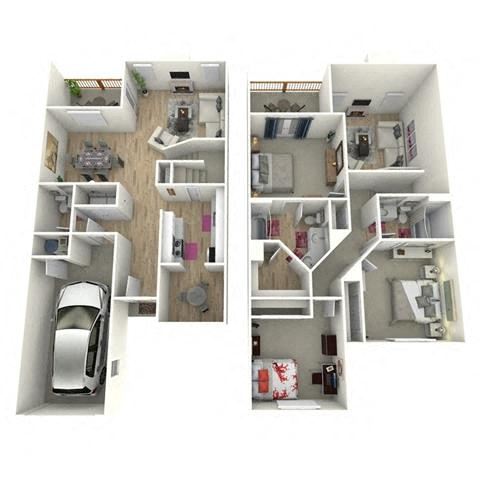 The Arnold FloorPlan at Manchester Place, Georgia