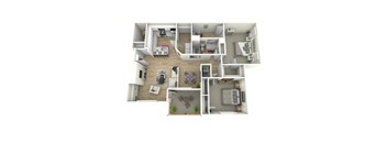 The Howell FloorPlan at Manchester Place, Lithia Springs, GA