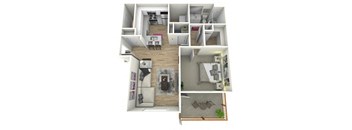 The Mundy FloorPlan at Manchester Place, Georgia, 30122