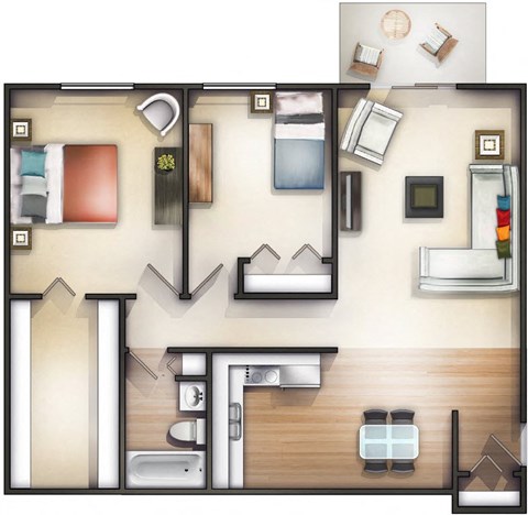 10205 S. 86th Terrace #210 1-2 Beds Apartment for Rent - Photo Gallery 16