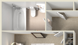 1 Bed / 1 Bath