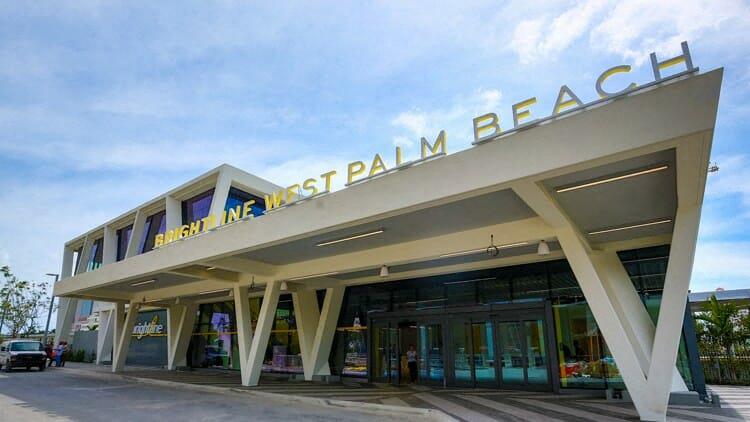 Brightline train stop