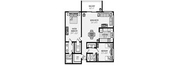 Glenoaks Floor Plan at Fairways of Inverrary, Lauderhill, 33319