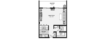 Sawgrass Floor Plan at Fairways of Inverrary, Florida