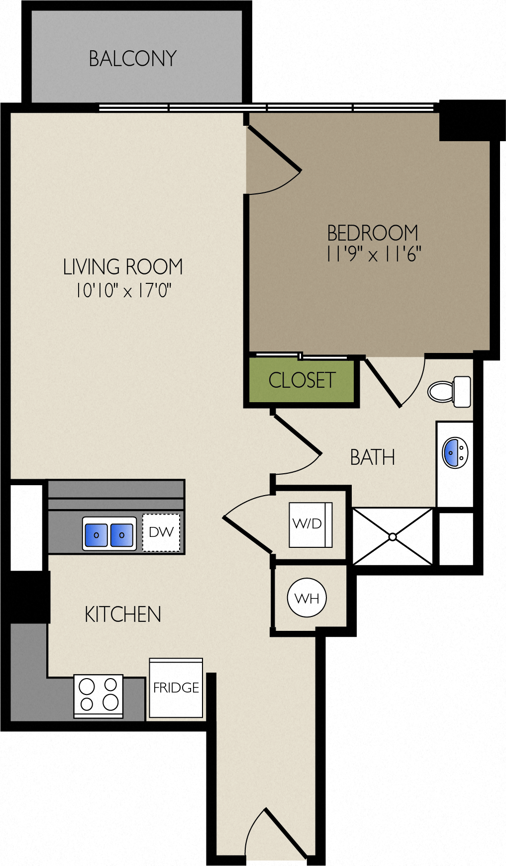 A3 | 702 sqft