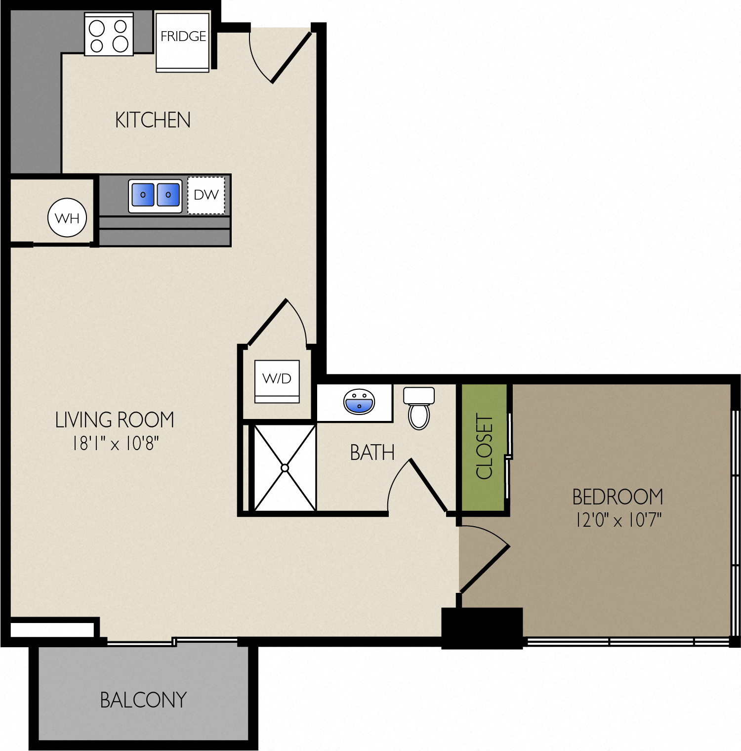 A6 731 sqft