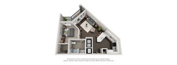 A2 Floor Plan at Marq on Main, Lisle, Illinois