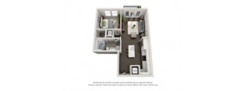 A3 Floor Plan at Marq on Main, Lisle