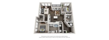 B6 Floor Plan at Marq on Main, Lisle, IL, 60532