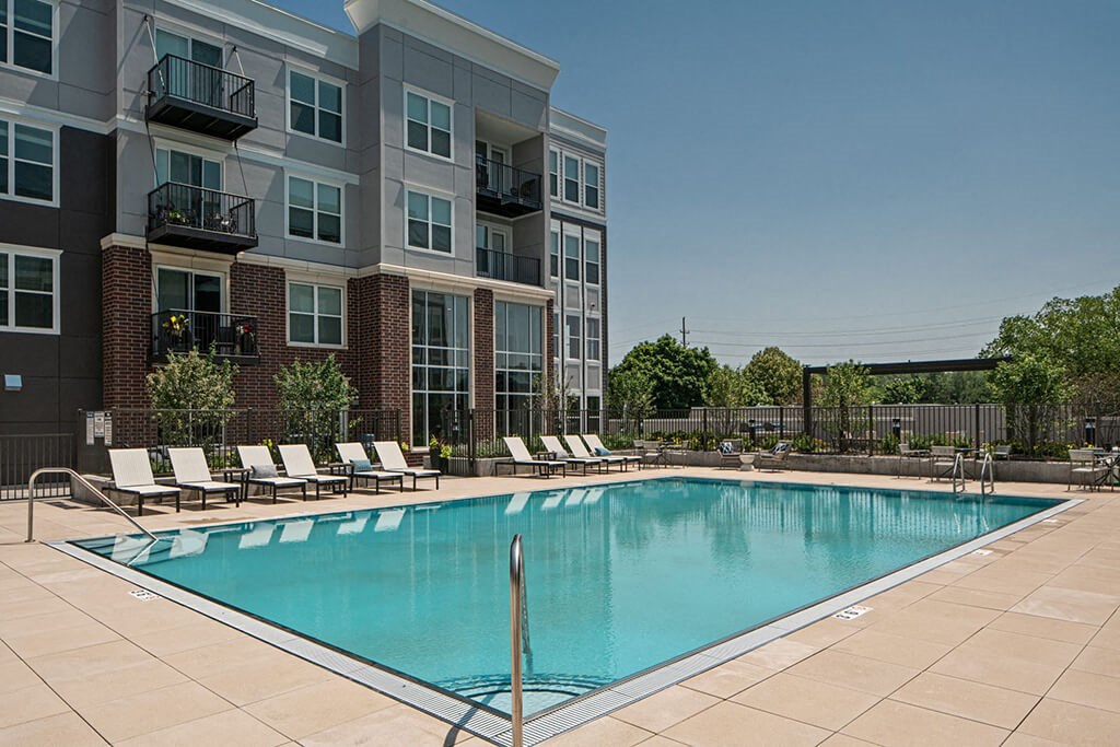 Pristine swimming pool at Marq on Main, Lisle, 60532